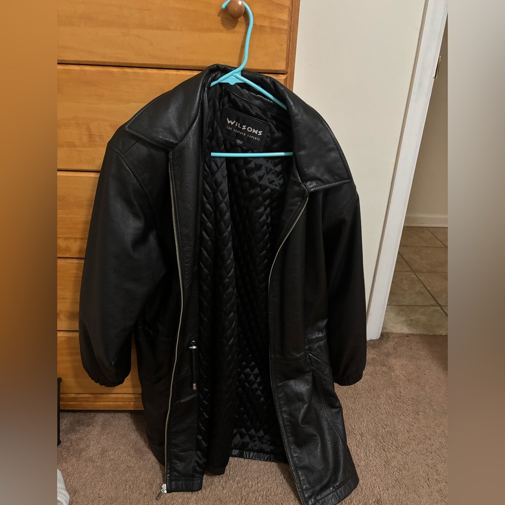 Wilsons Leather Black Jacket